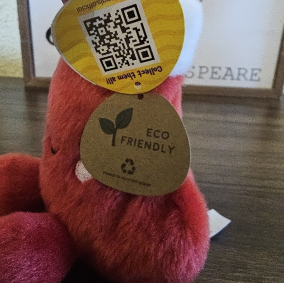 Palm Pal Holly The Stocking Hallmark Aurora Soft Plush 4.5 Inch NEW Christmas - Picture 6 of 10